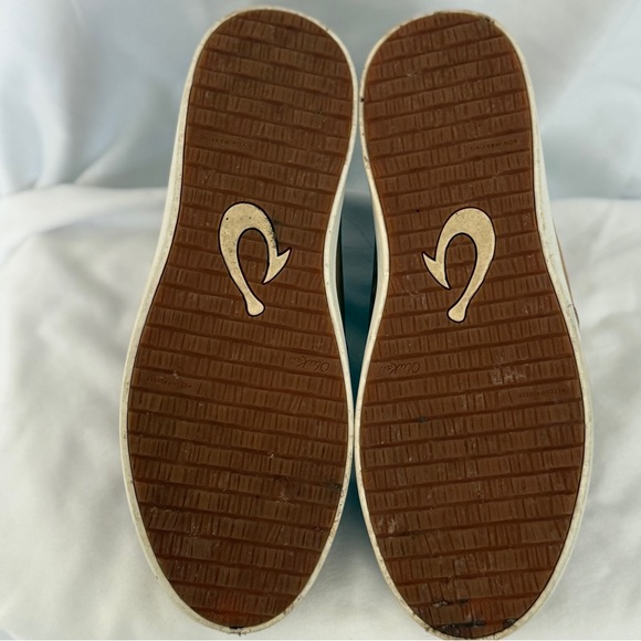 OluKai Tan Ankle Boots with Elastic Panels - Picture 7 of 7